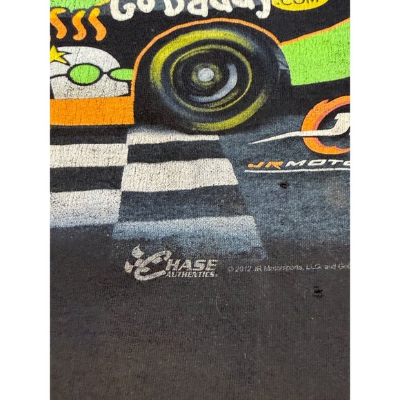 2012 Danica Patrick Chase Authentics 3XL Black NASCAR AOP T Shirt - Picture 8 of 11